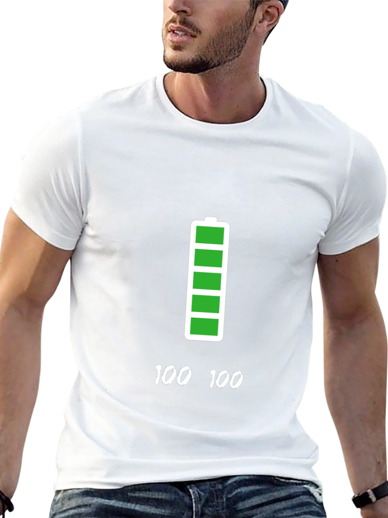 100% Charged T-Shirt - Full Battery Power