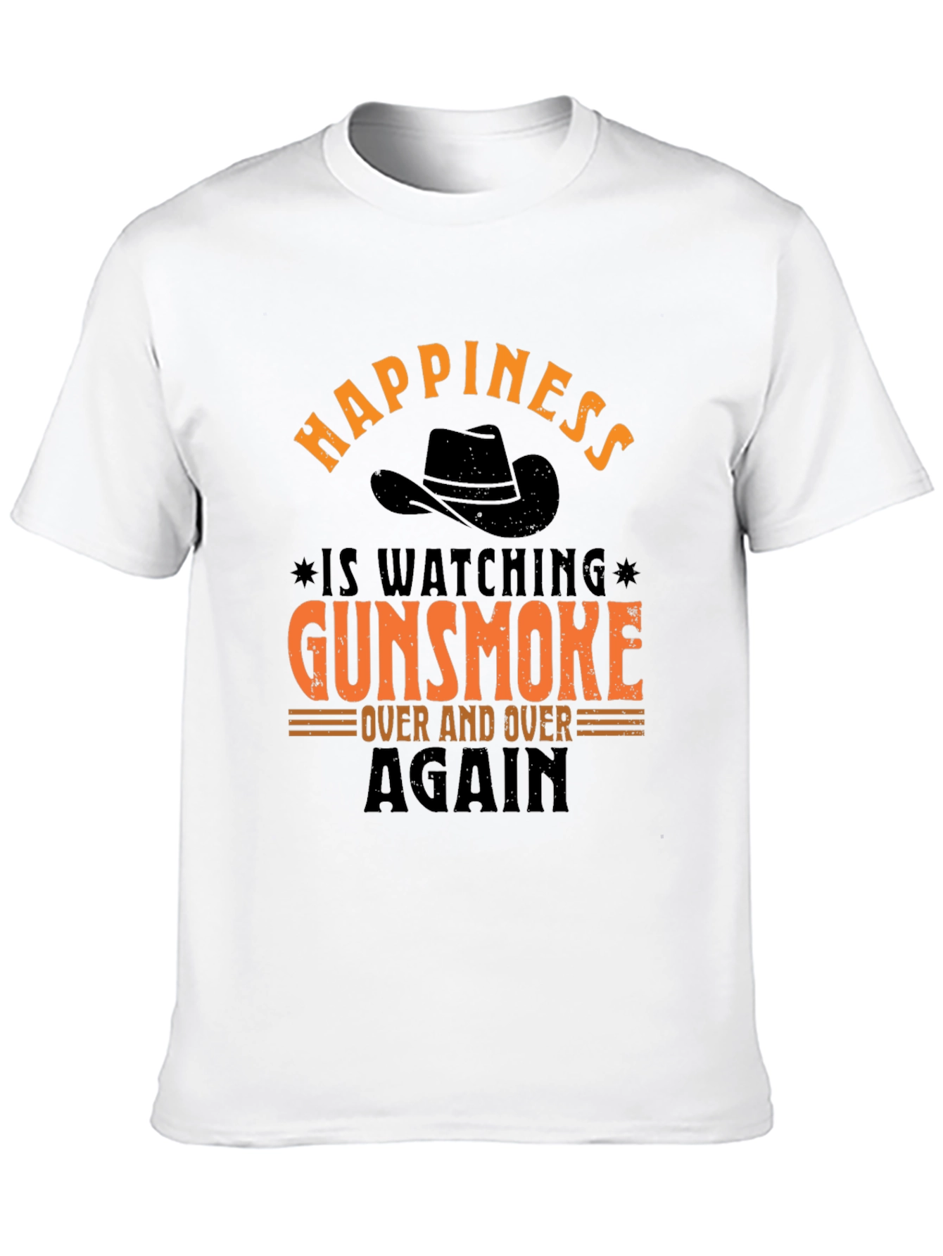 Gunsmoke Fan T-Shirt - Happiness is Watching