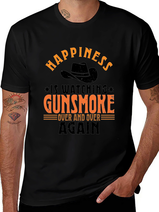 Gunsmoke Fan T-Shirt - Happiness is Watching