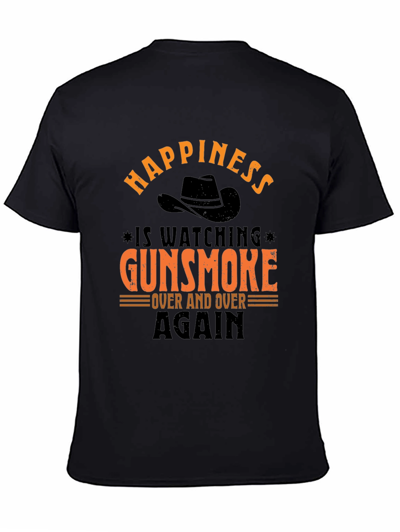Gunsmoke Fan T-Shirt - Happiness is Watching