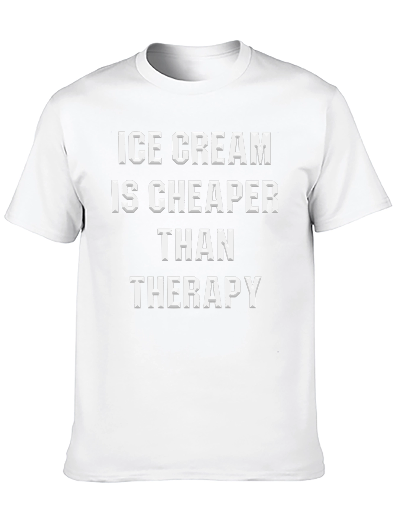 Ice Cream Cheaper Than Therapy Graphic Tee