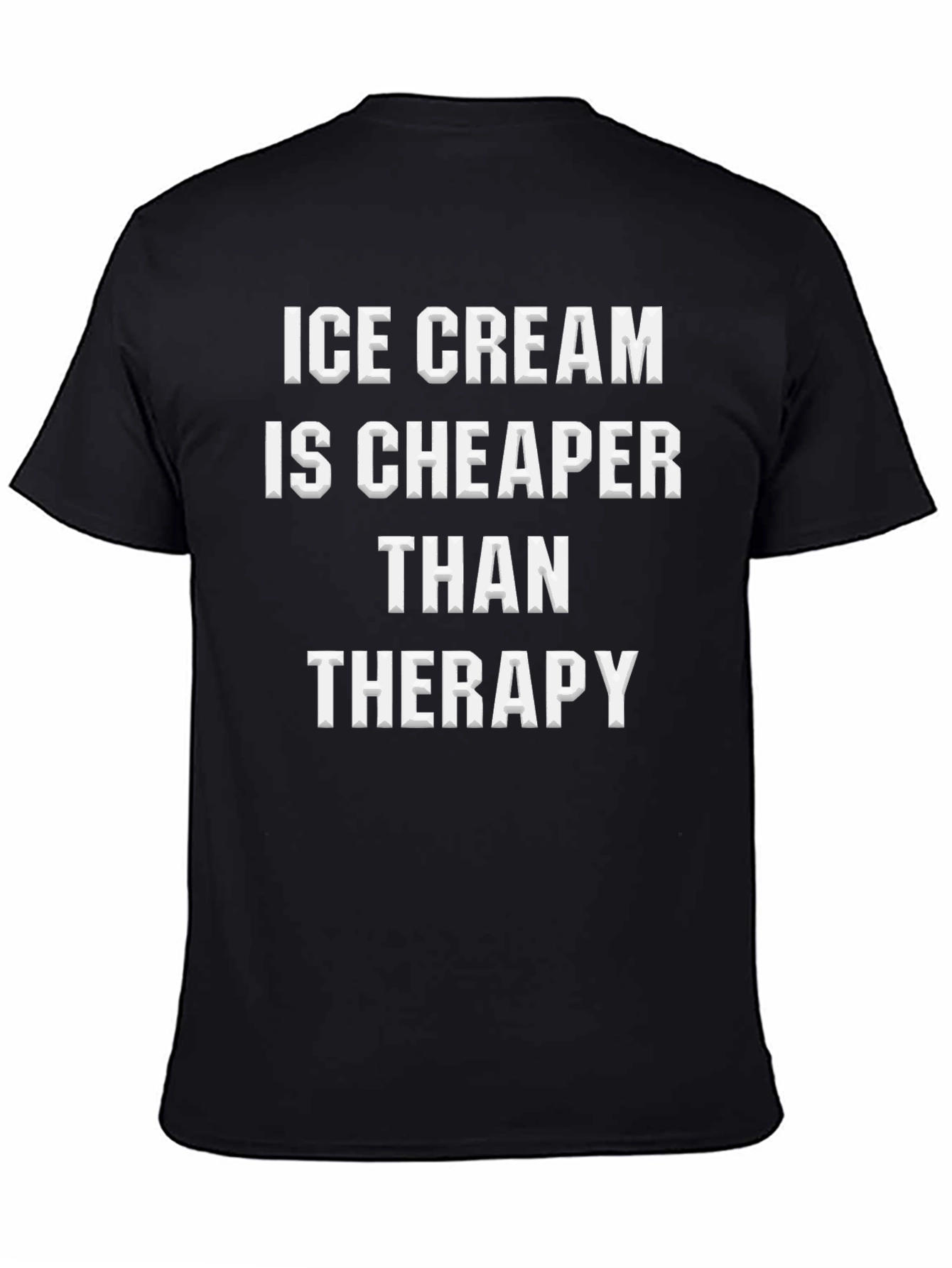 Ice Cream Cheaper Than Therapy Graphic Tee