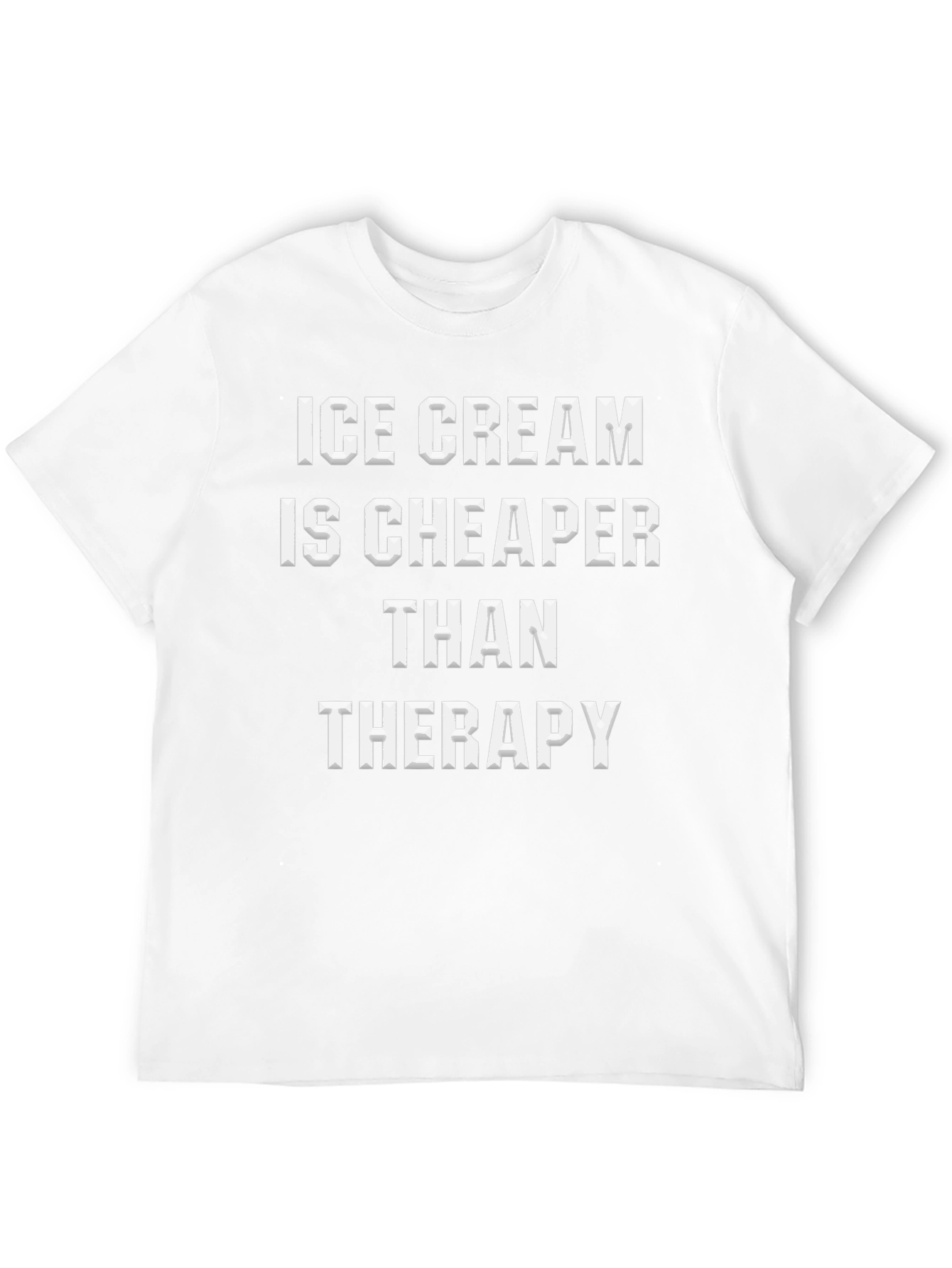 Ice Cream Cheaper Than Therapy Graphic Tee