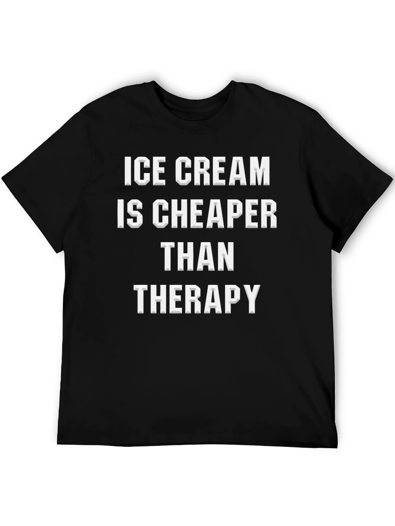Ice Cream Cheaper Than Therapy Graphic Tee