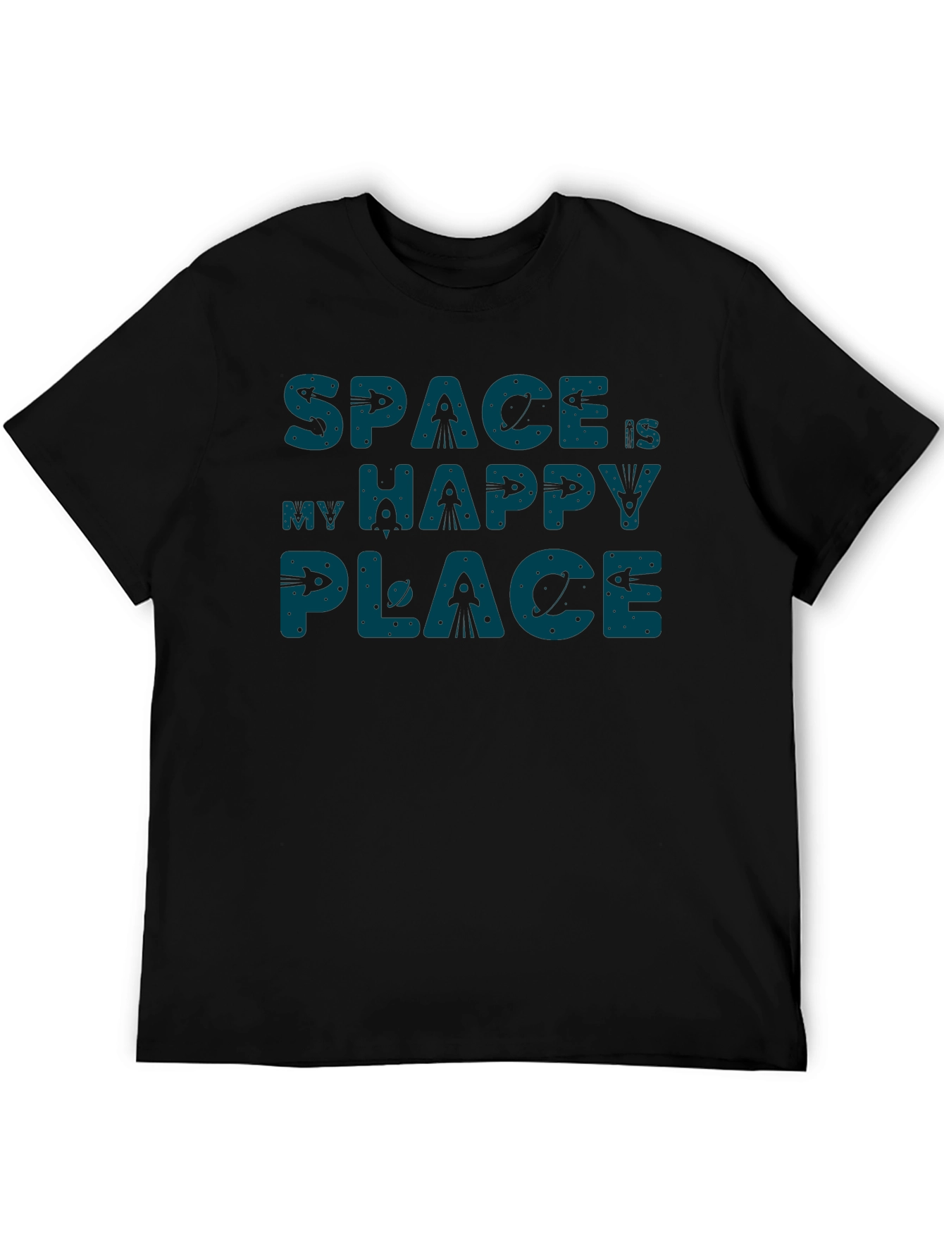 Space Is My Happy Place Graphic T-Shirt