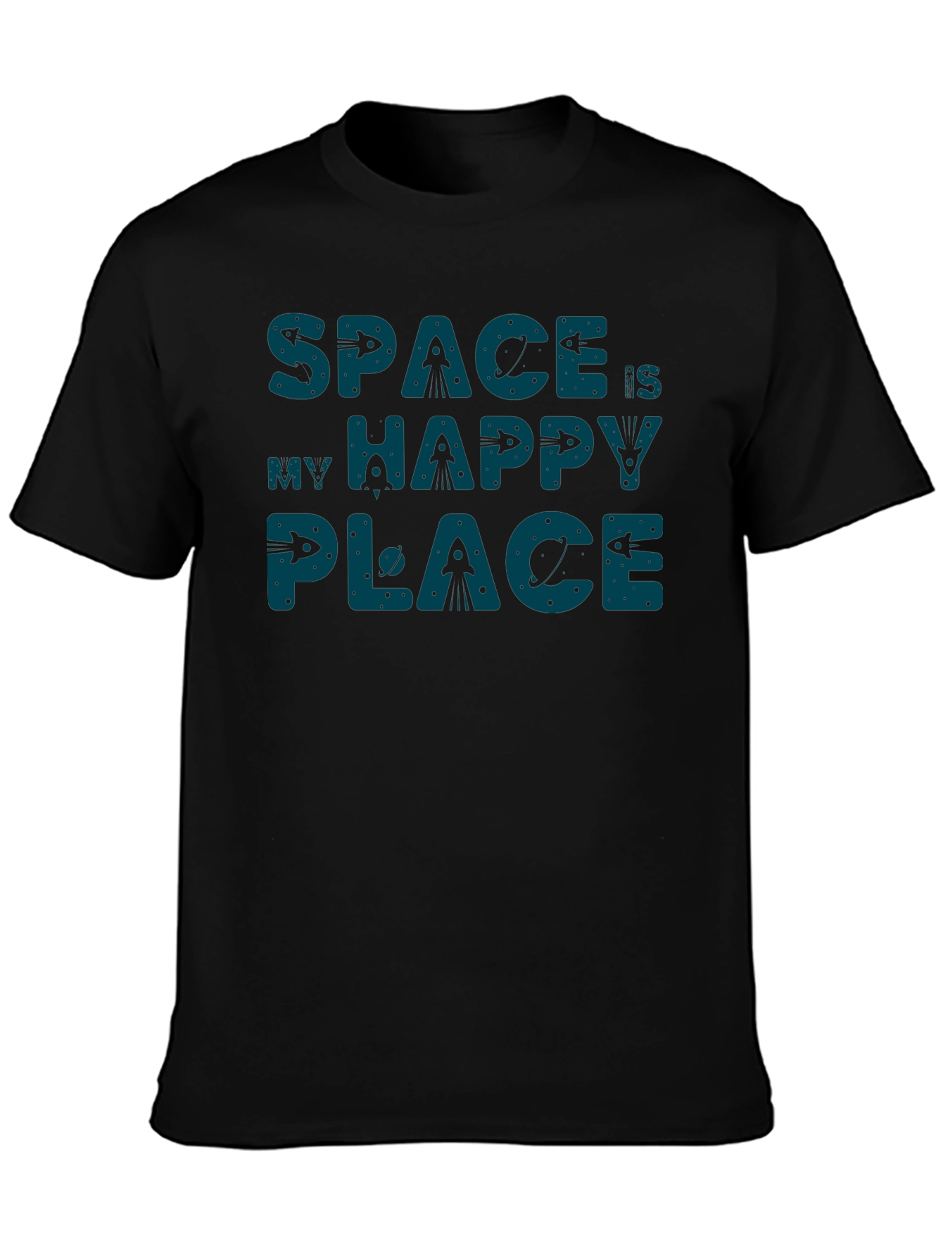 Space Is My Happy Place Graphic T-Shirt