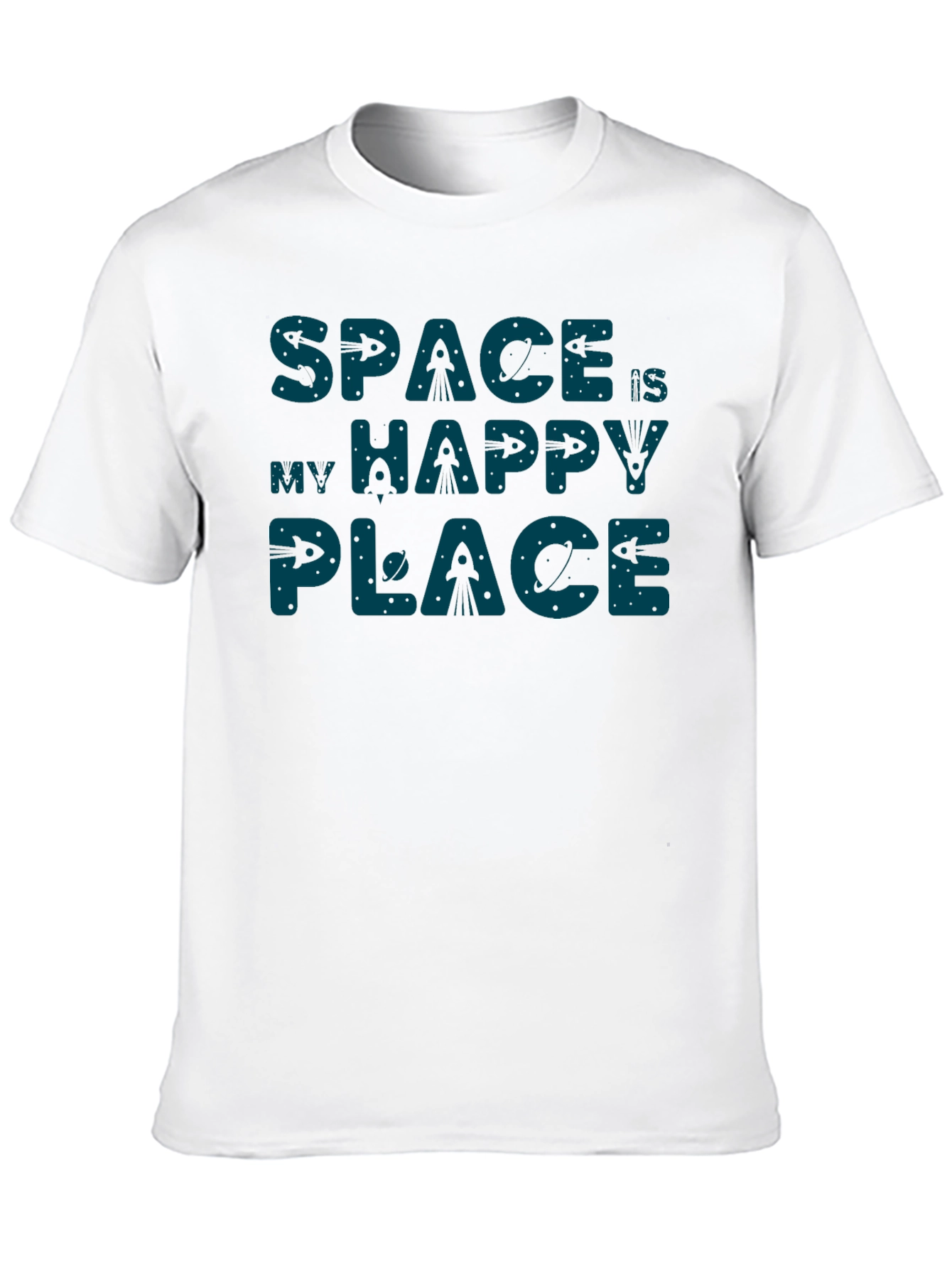 Space Is My Happy Place Graphic T-Shirt