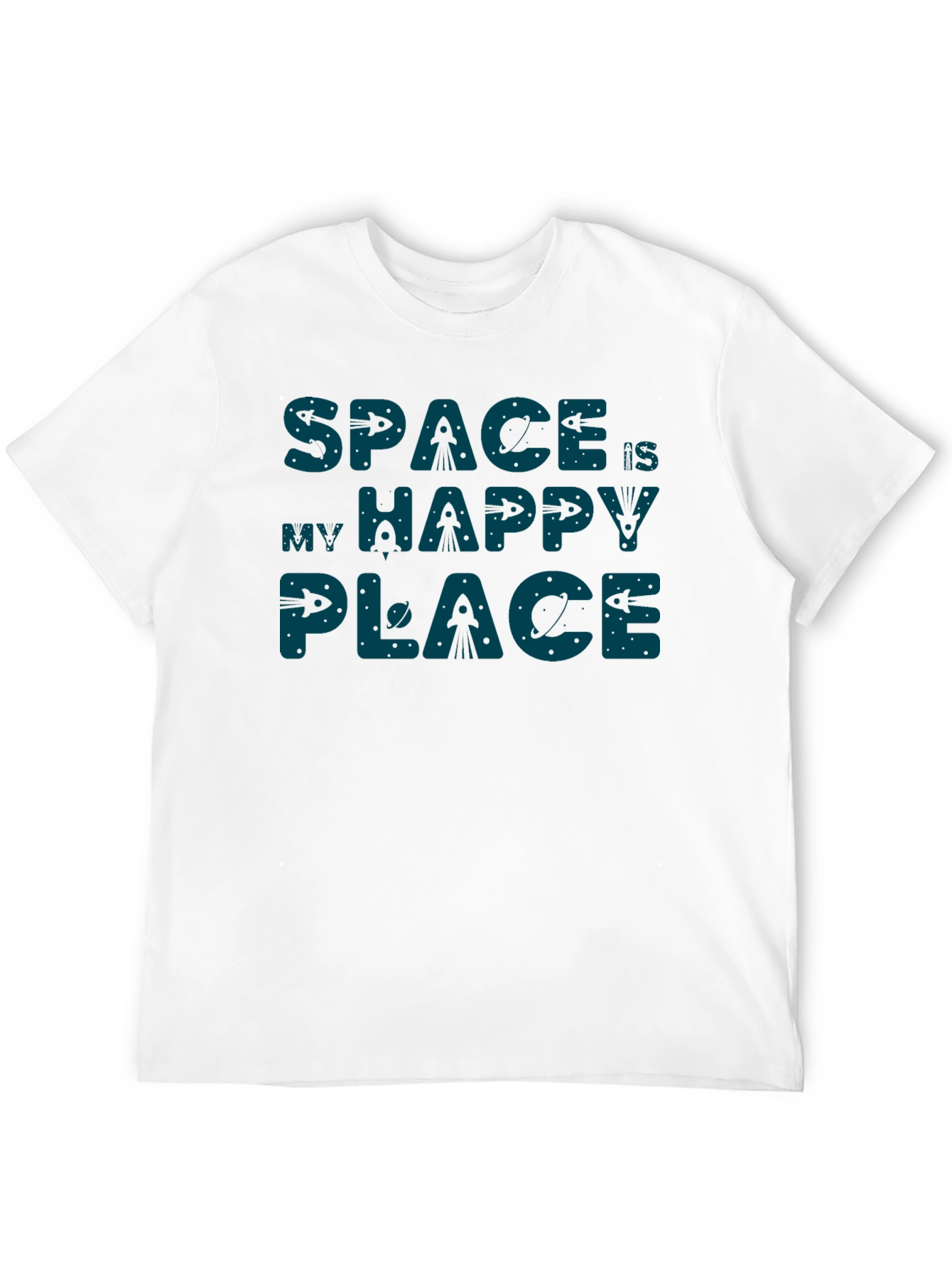 Space Is My Happy Place Graphic T-Shirt