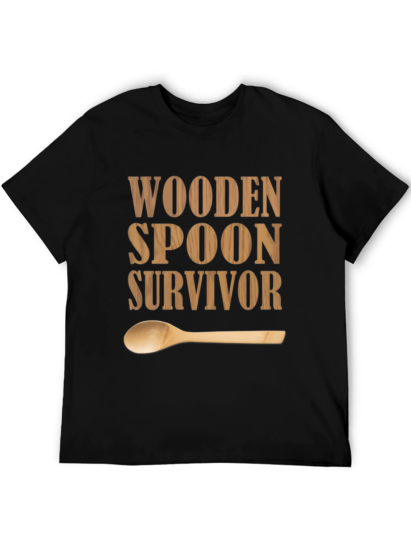 Wooden Spoon Survivor T-Shirt - Funny Graphic Tee