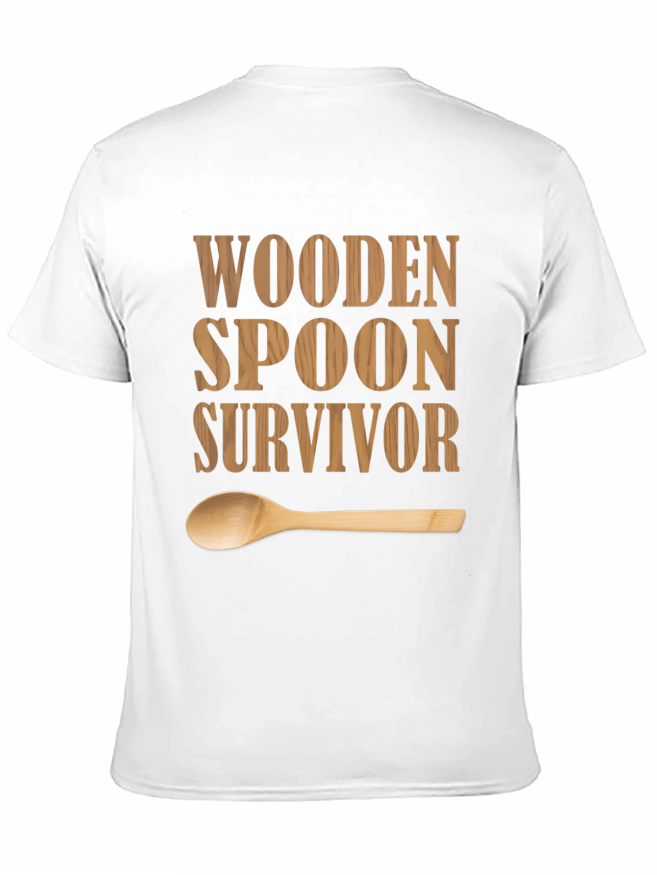 Wooden Spoon Survivor T-Shirt - Funny Graphic Tee