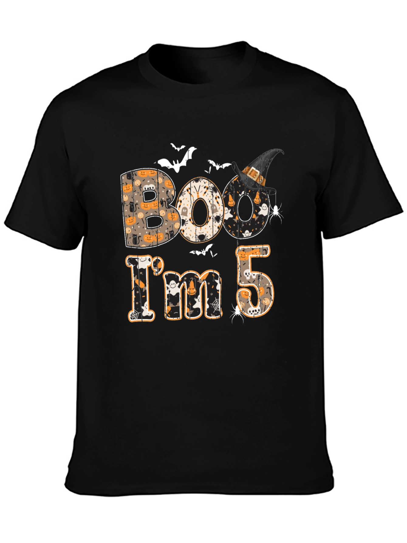 Halloween 5th Birthday Shirt - Boo Im 5