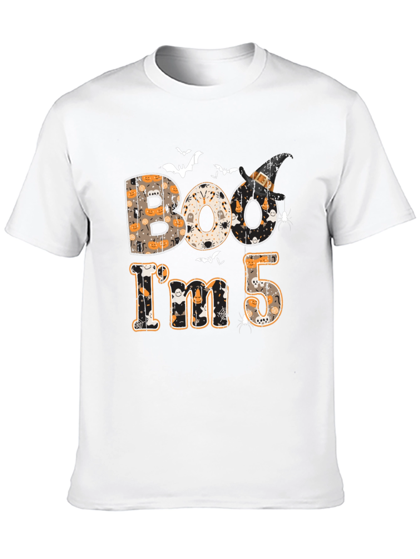 Halloween 5th Birthday Shirt - Boo Im 5