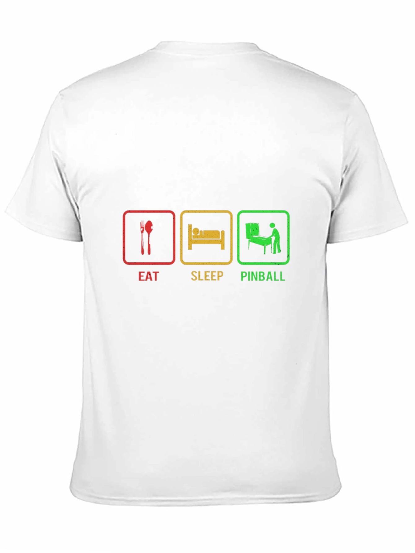 Eat Sleep Pinball Black T-Shirt