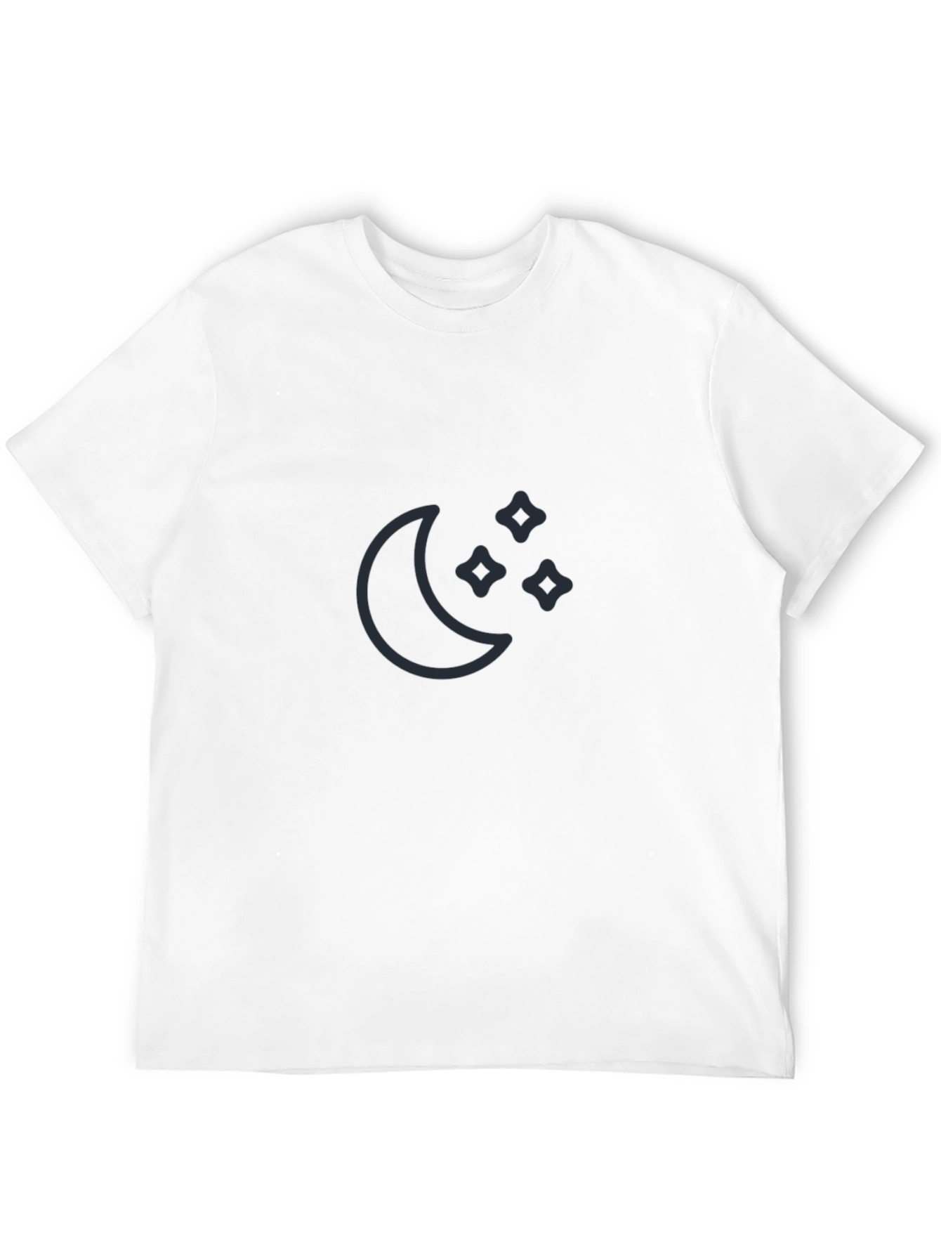 Moon & Stars Graphic Tee - Black