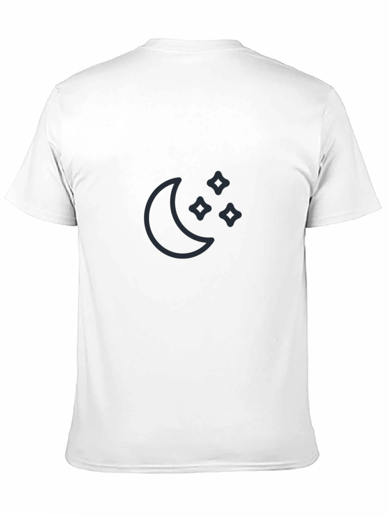 Moon & Stars Graphic Tee - Black