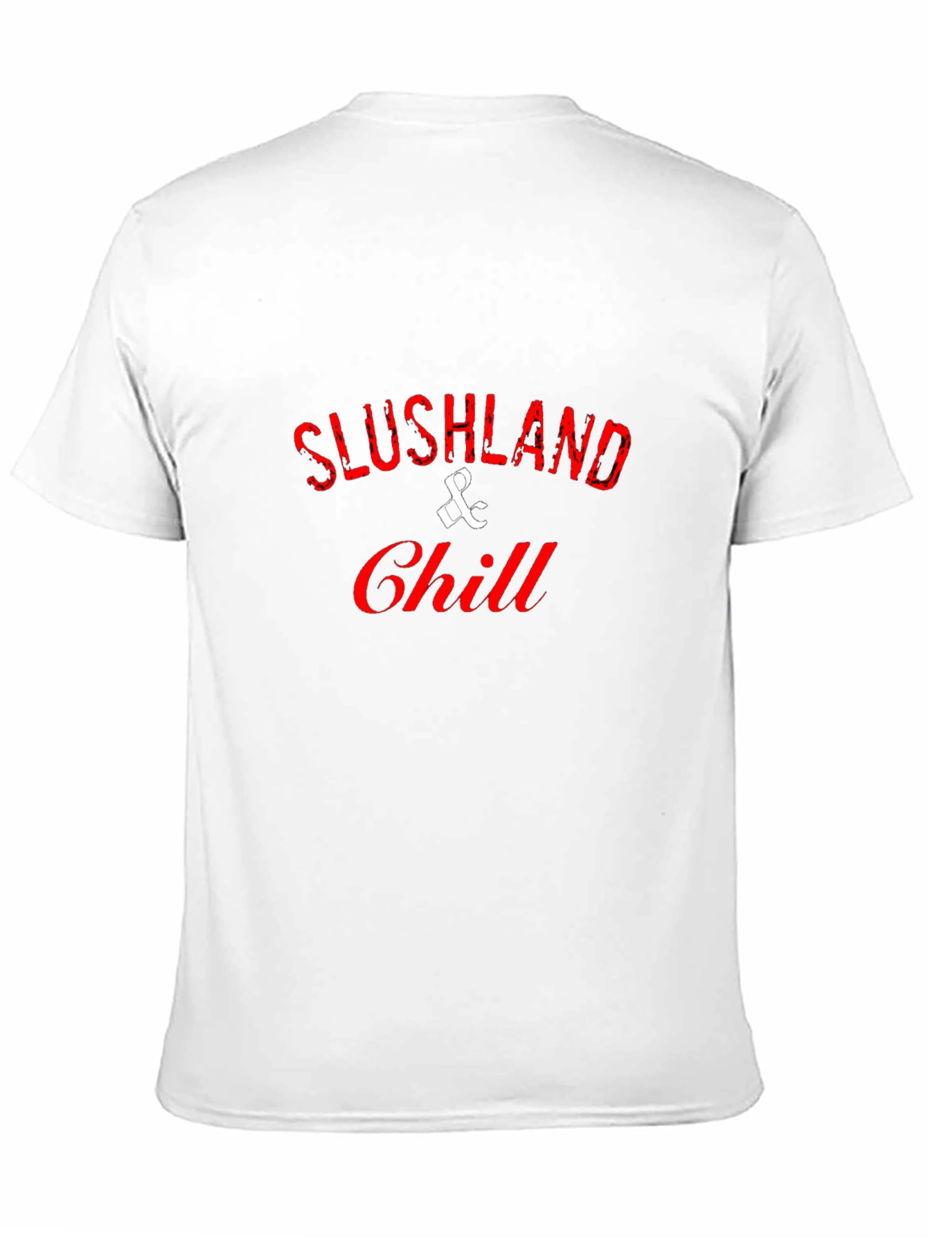 Slushland & Chill Black Cotton Graphic Tee