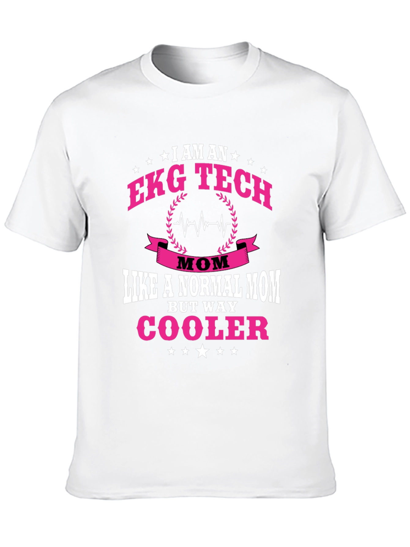EKG Tech Mom Graphic T-Shirt