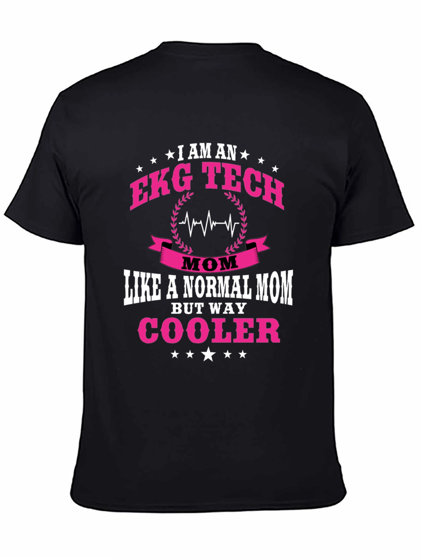 EKG Tech Mom Graphic T-Shirt
