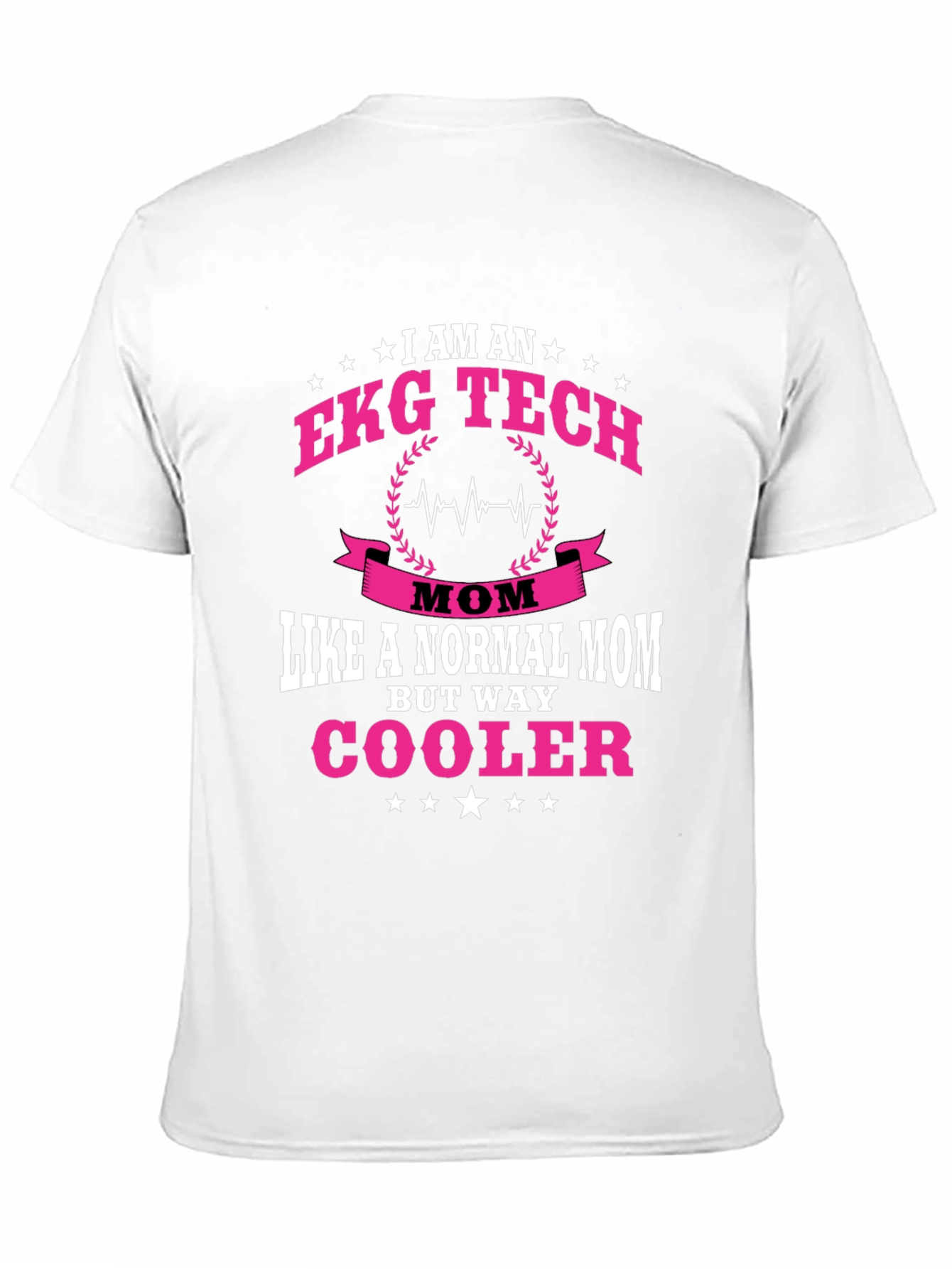 EKG Tech Mom Graphic T-Shirt