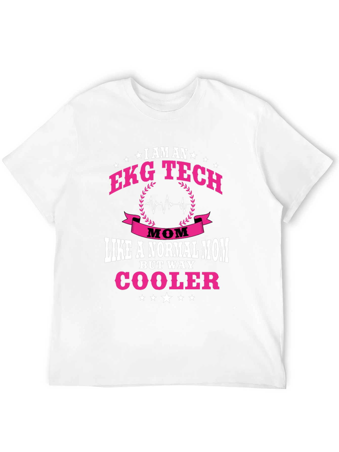 EKG Tech Mom Graphic T-Shirt