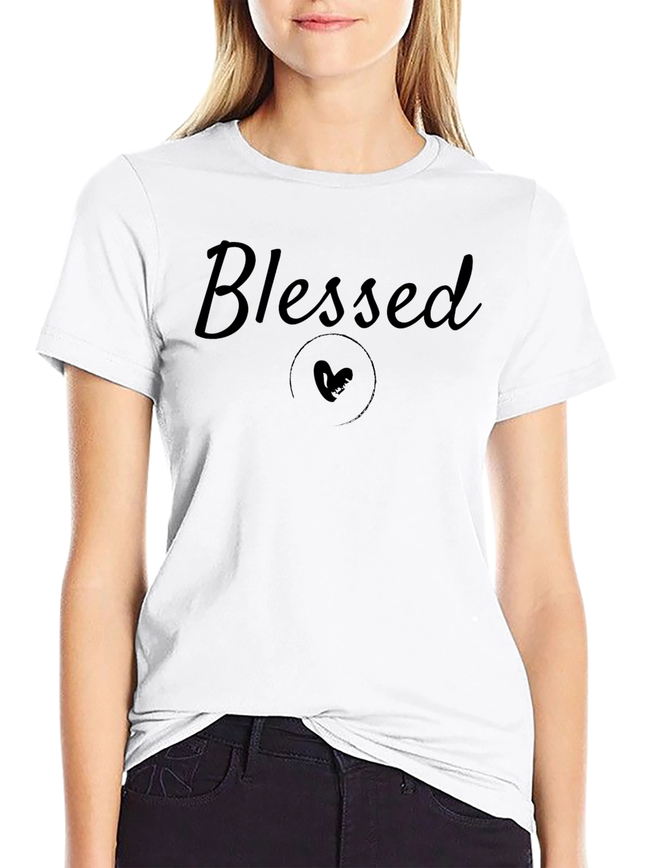 Blessed Heart Graphic T-Shirt