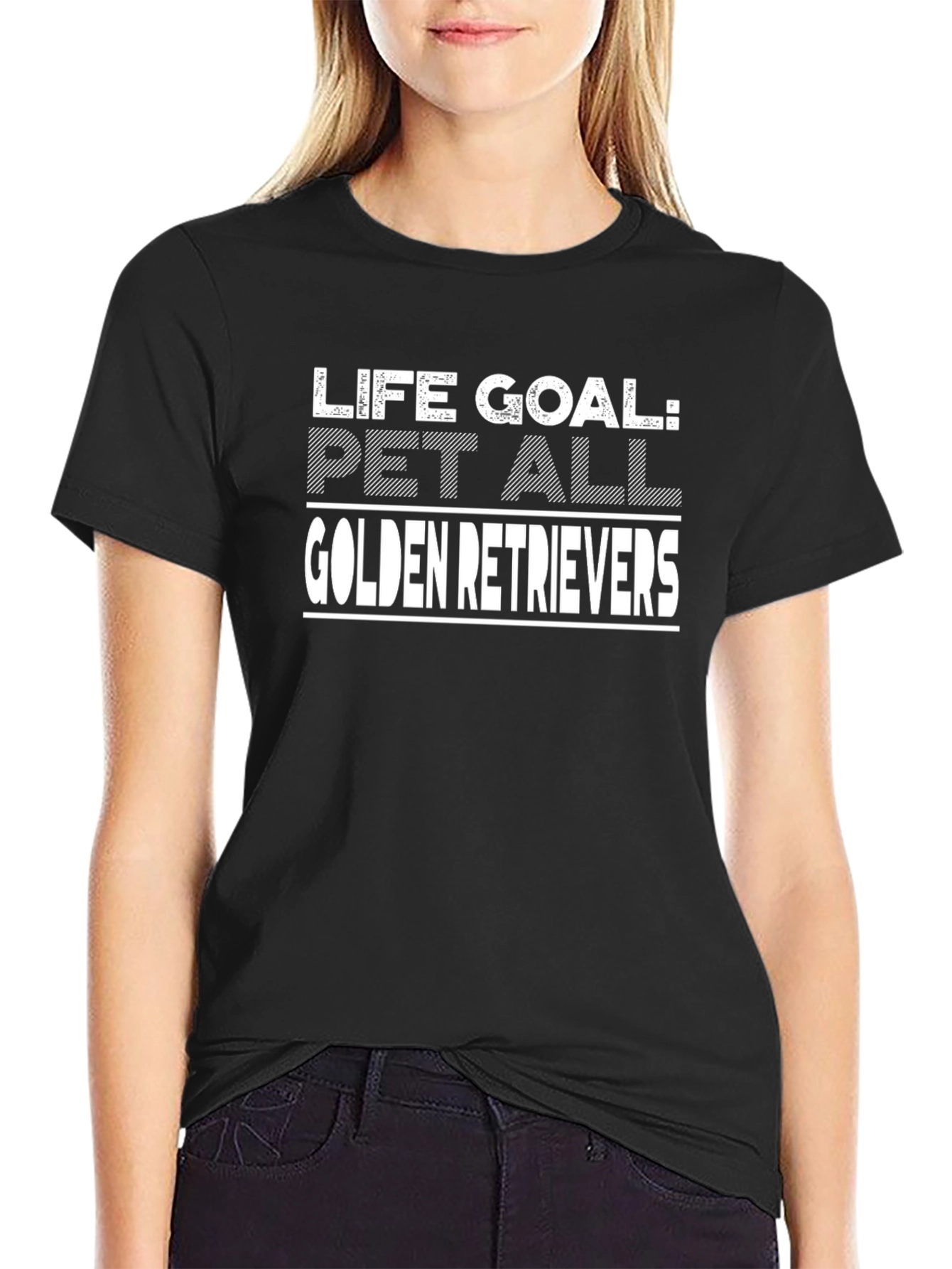Life Goal Pet Golden Retrievers T-Shirt