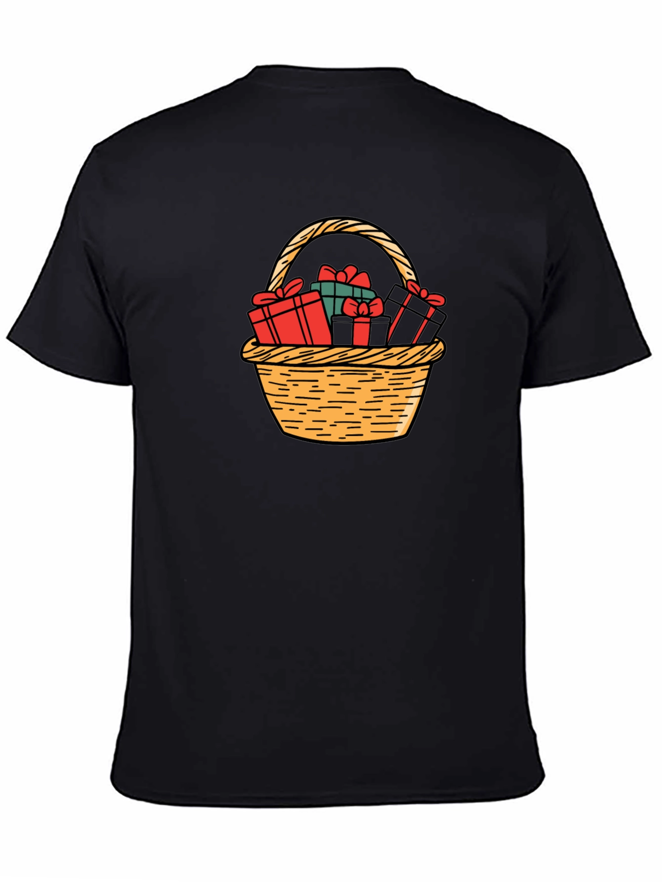 Gift Basket Graphic Tee - Holiday Cheer
