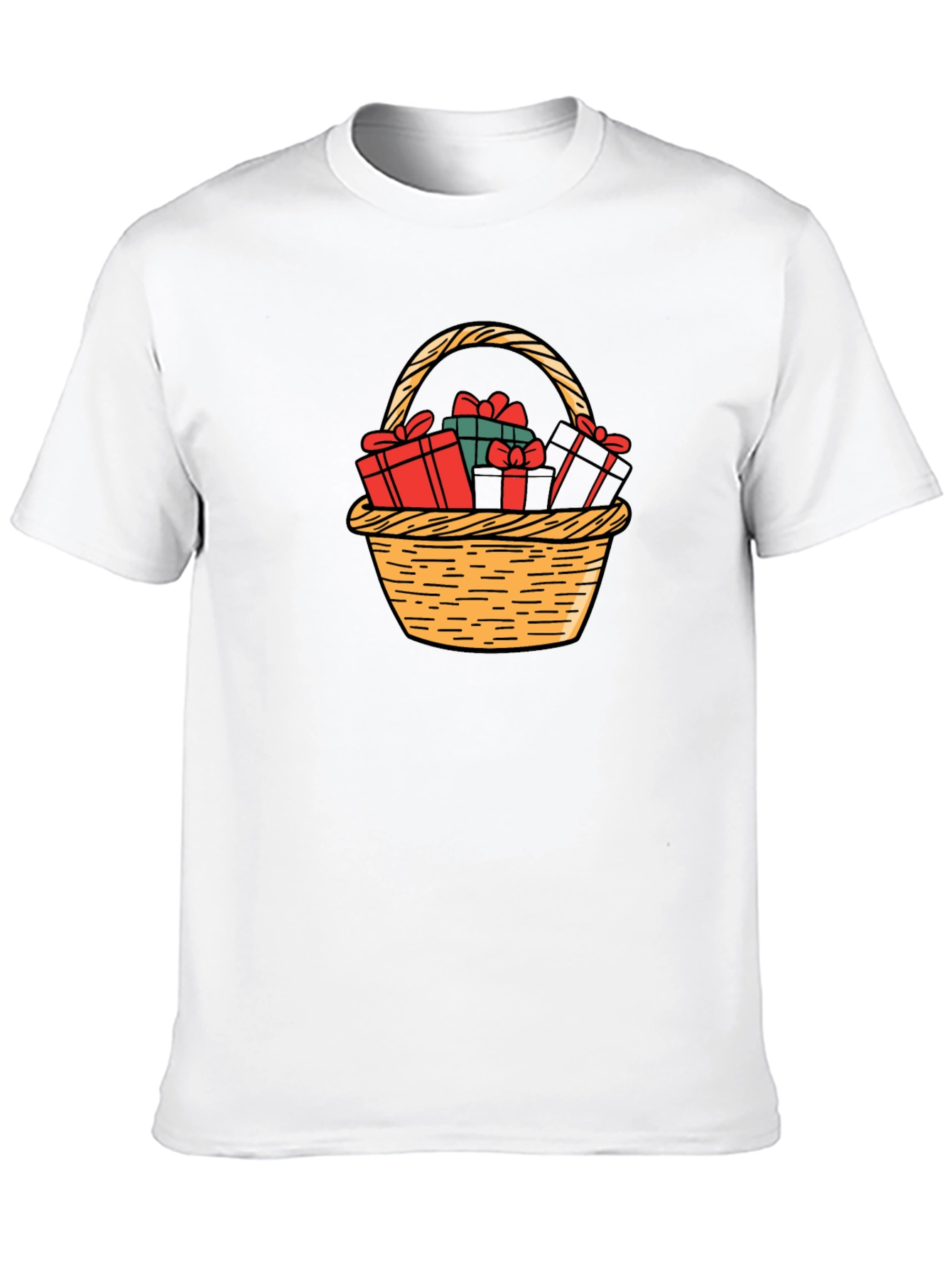 Gift Basket Graphic Tee - Holiday Cheer