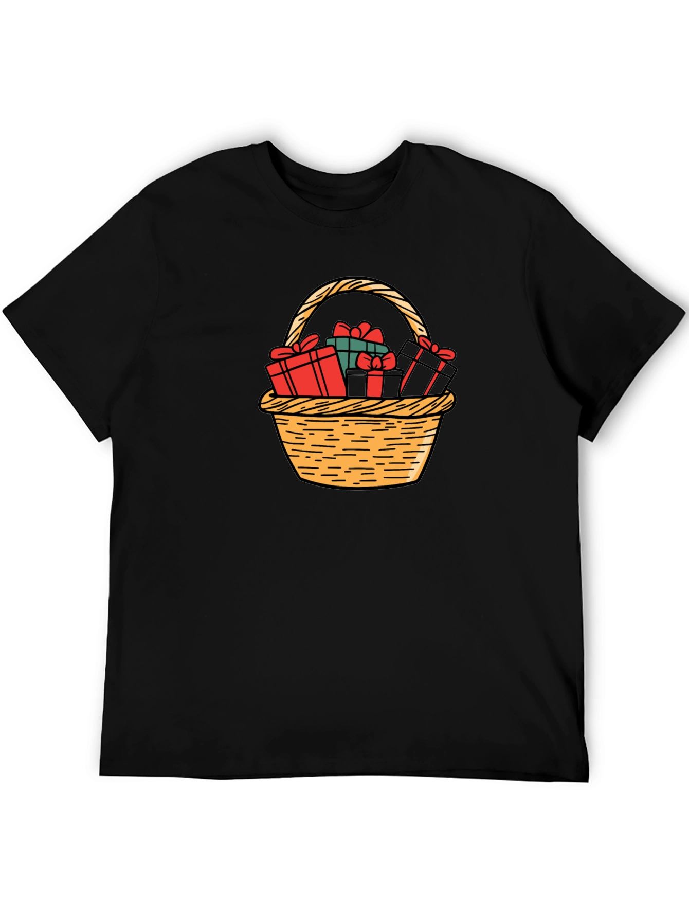 Gift Basket Graphic Tee - Holiday Cheer