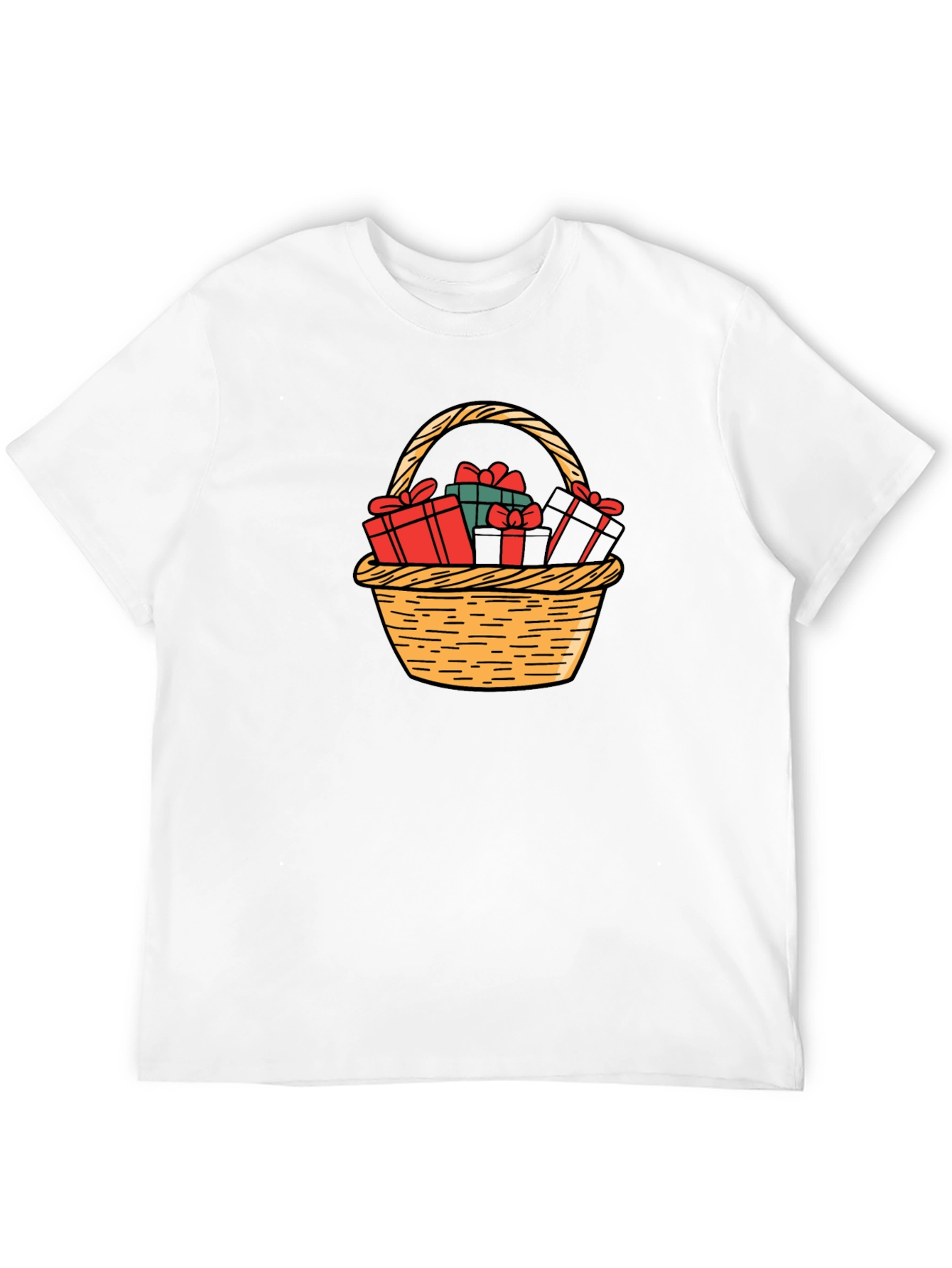 Gift Basket Graphic Tee - Holiday Cheer