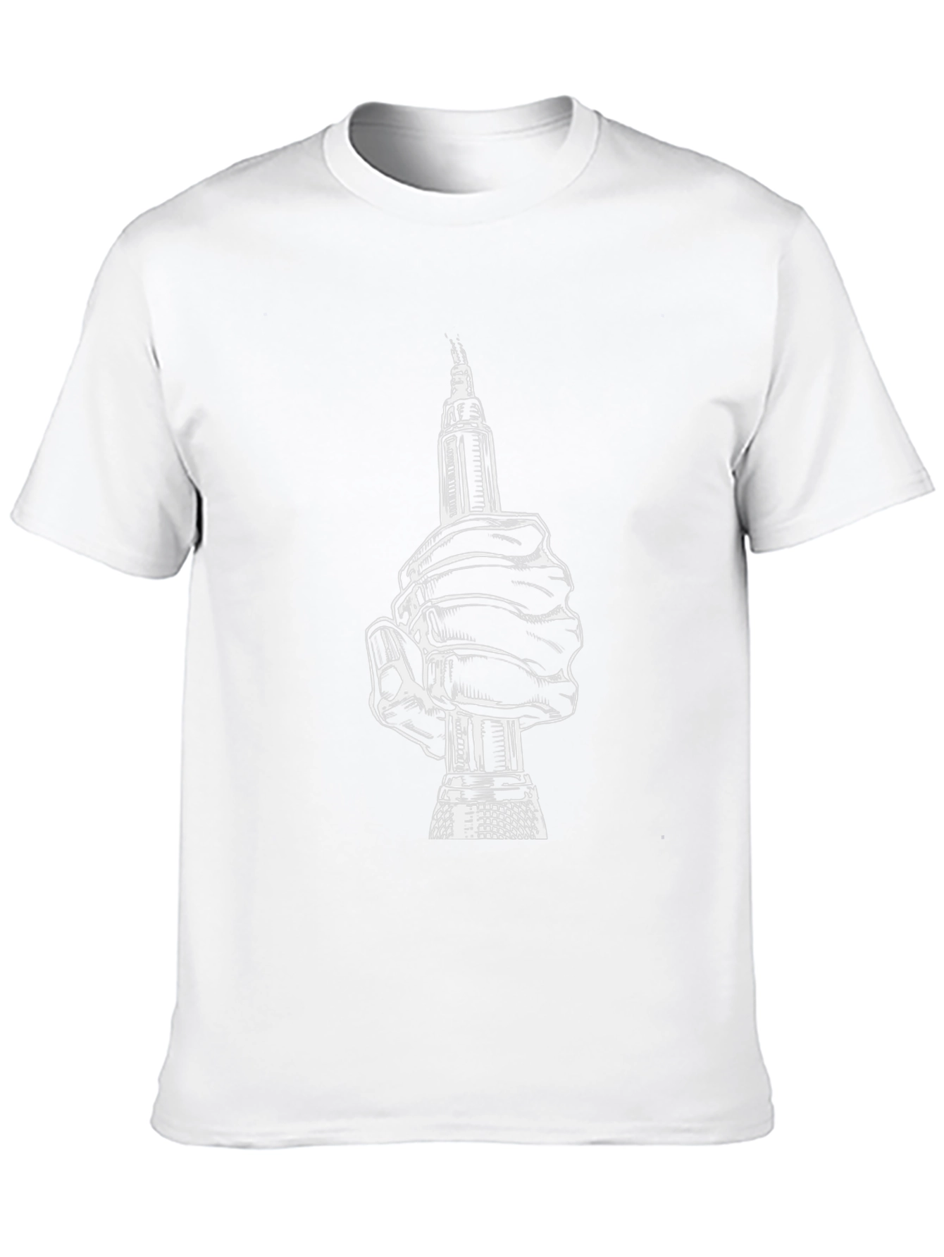 Tattoo Artist Hand Black T-Shirt