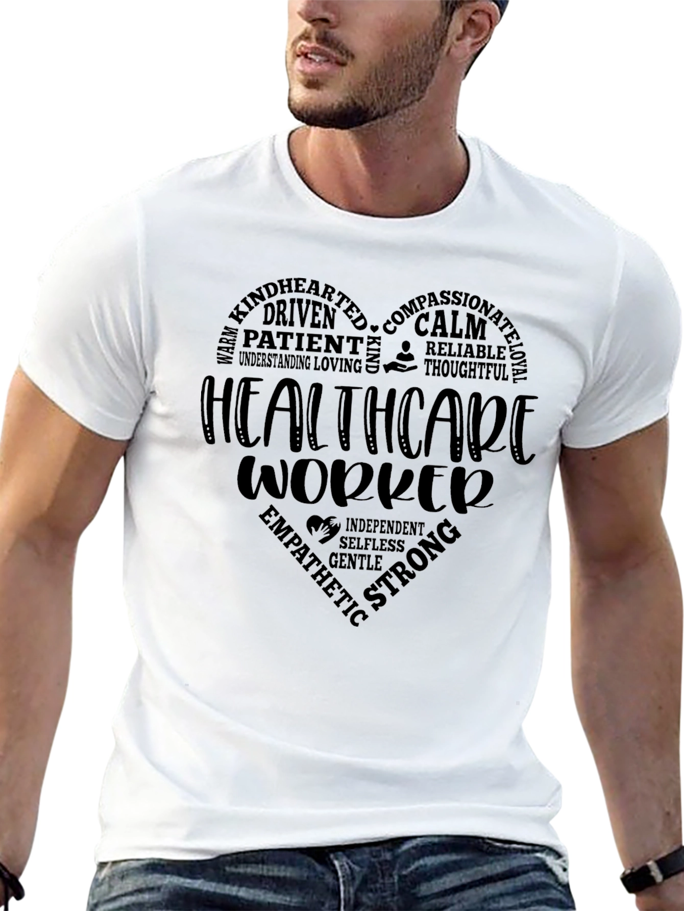 Healthcare Worker Heart T-Shirt