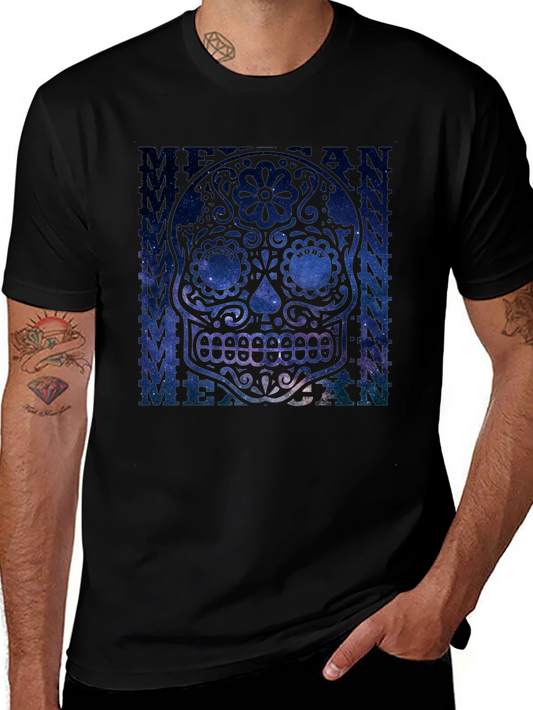 Mexican Sugar Skull Graphic T-Shirt