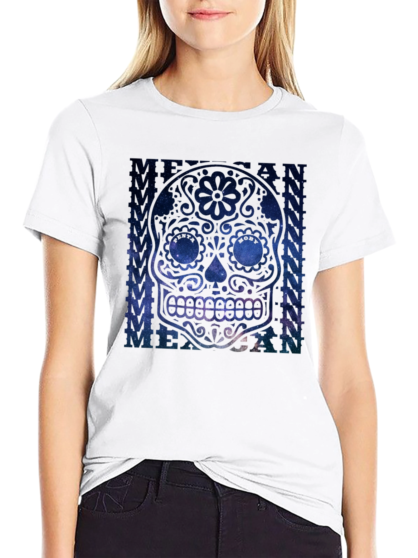 Mexican Sugar Skull Graphic T-Shirt