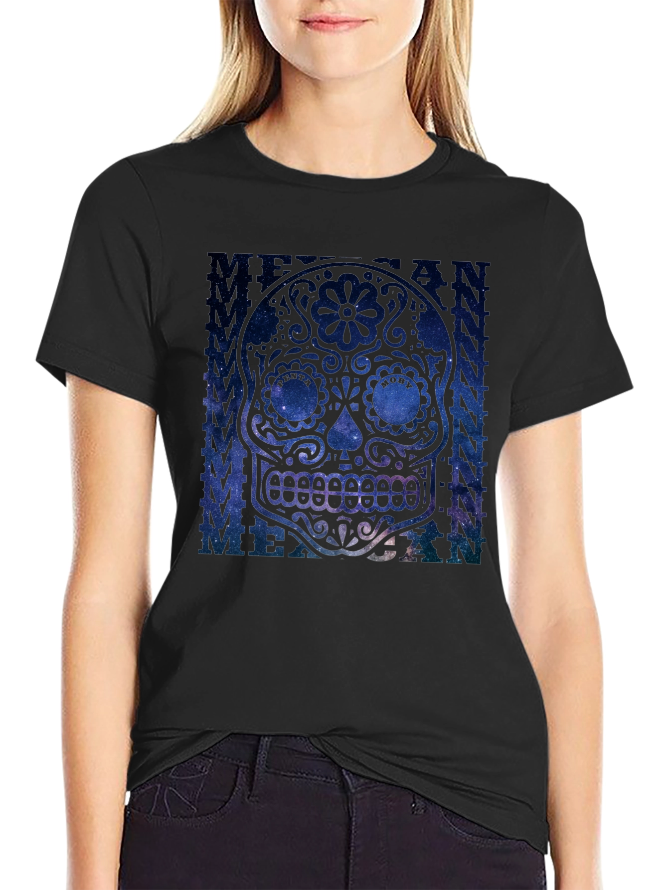 Mexican Sugar Skull Graphic T-Shirt
