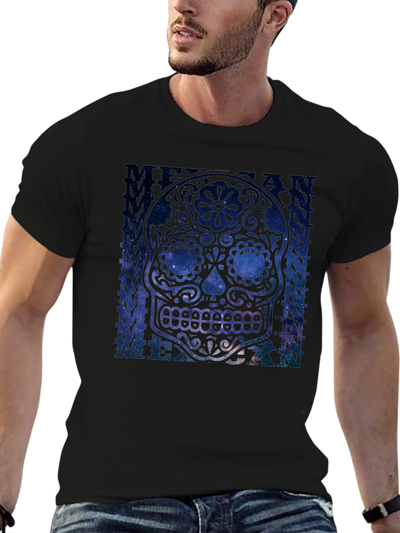 Mexican Sugar Skull Graphic T-Shirt