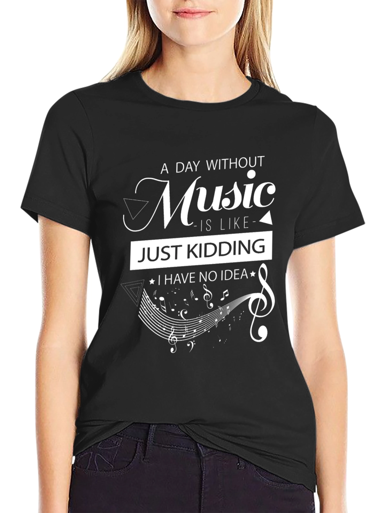 Music Lover T-Shirt: A Day Without Music