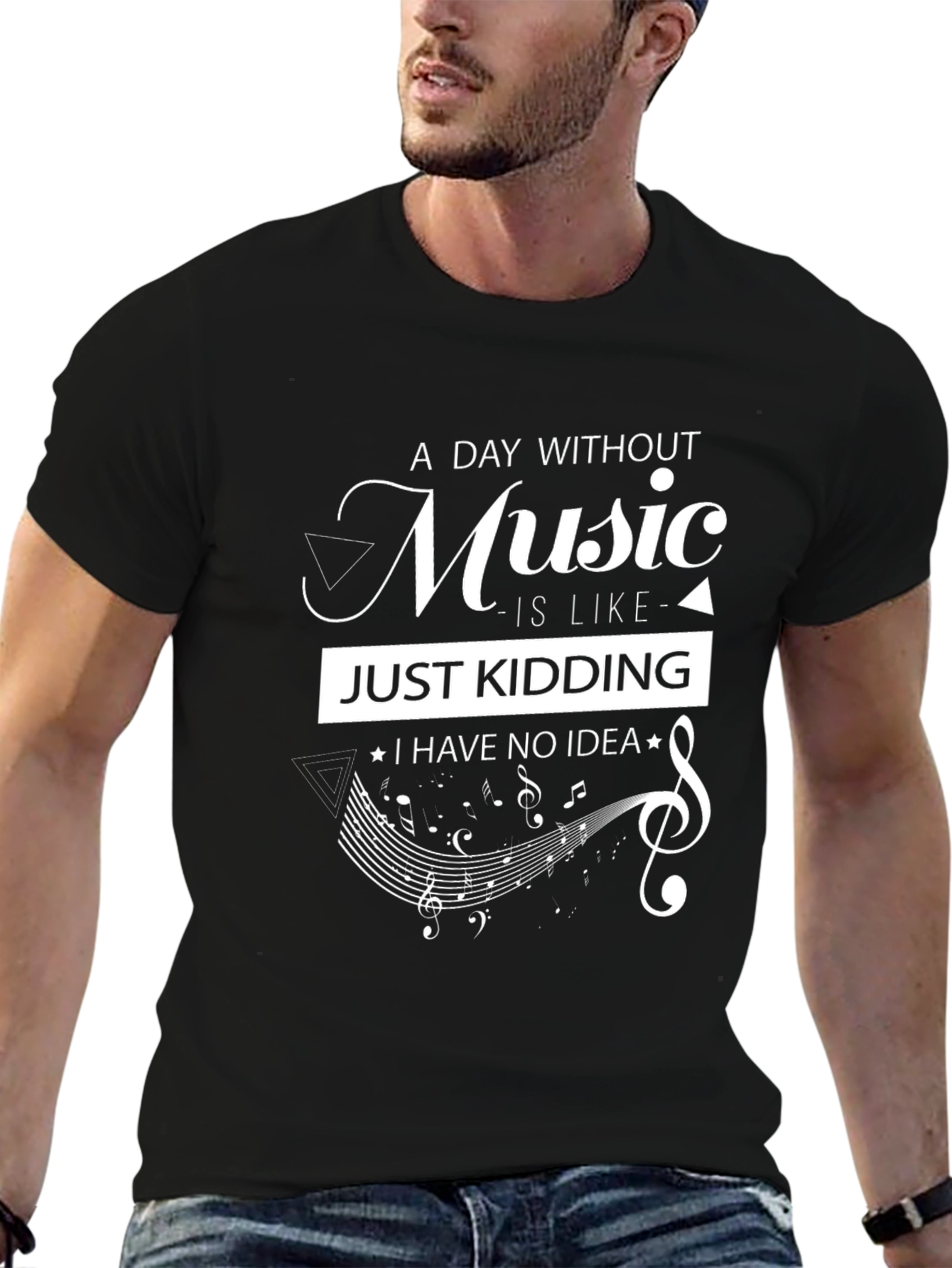 Music Lover T-Shirt: A Day Without Music