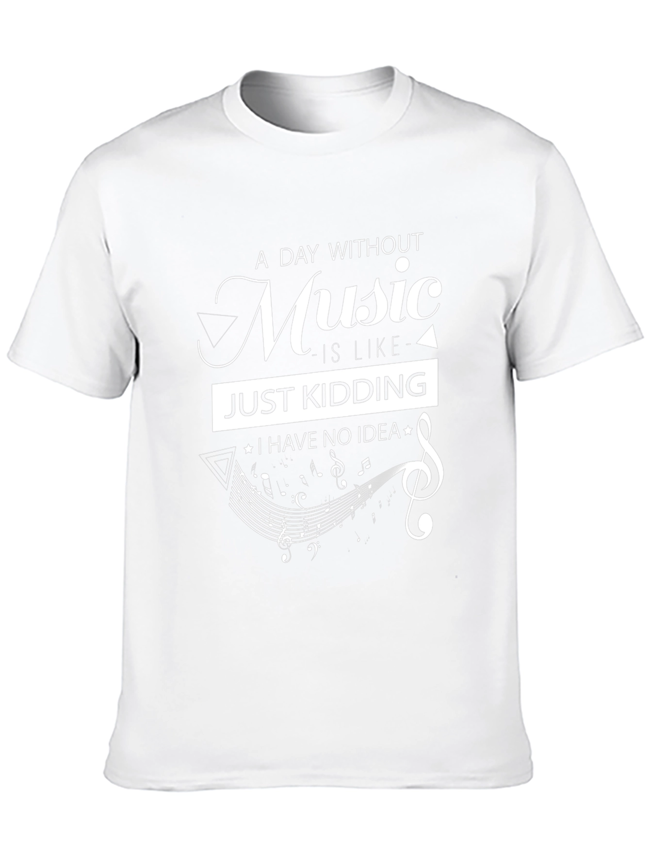 Music Lover T-Shirt: A Day Without Music