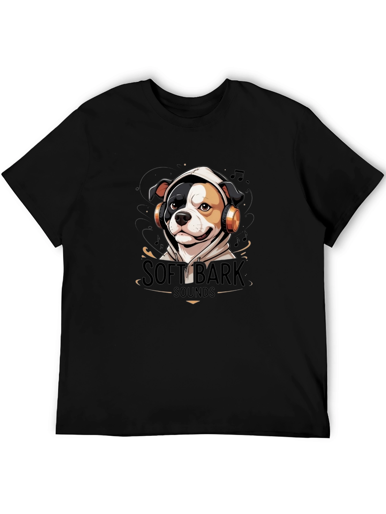 Soft Bark Sounds Dog Graphic T-Shirt