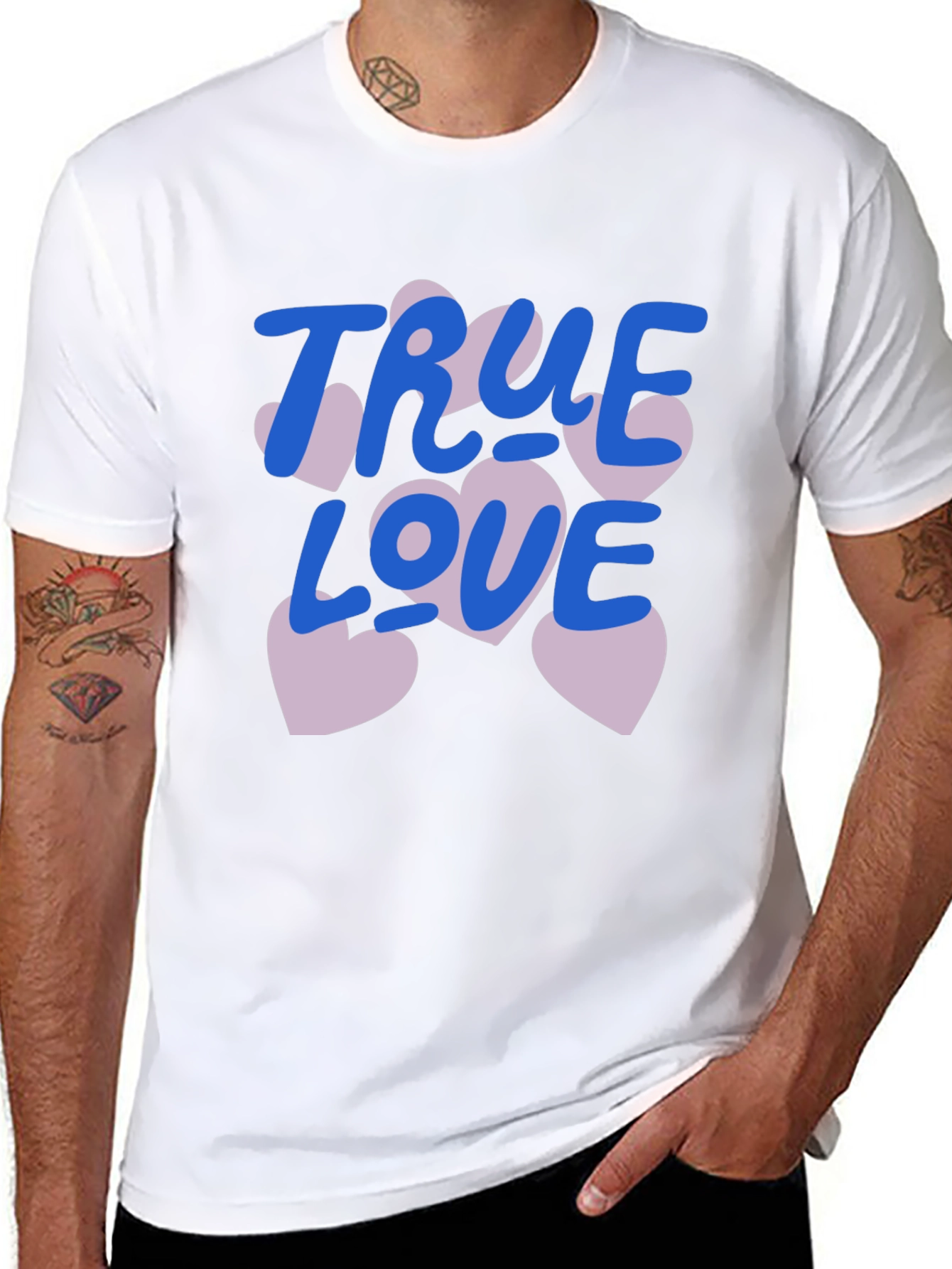 True Love T-Shirt Graphic Tee Fashionable Design