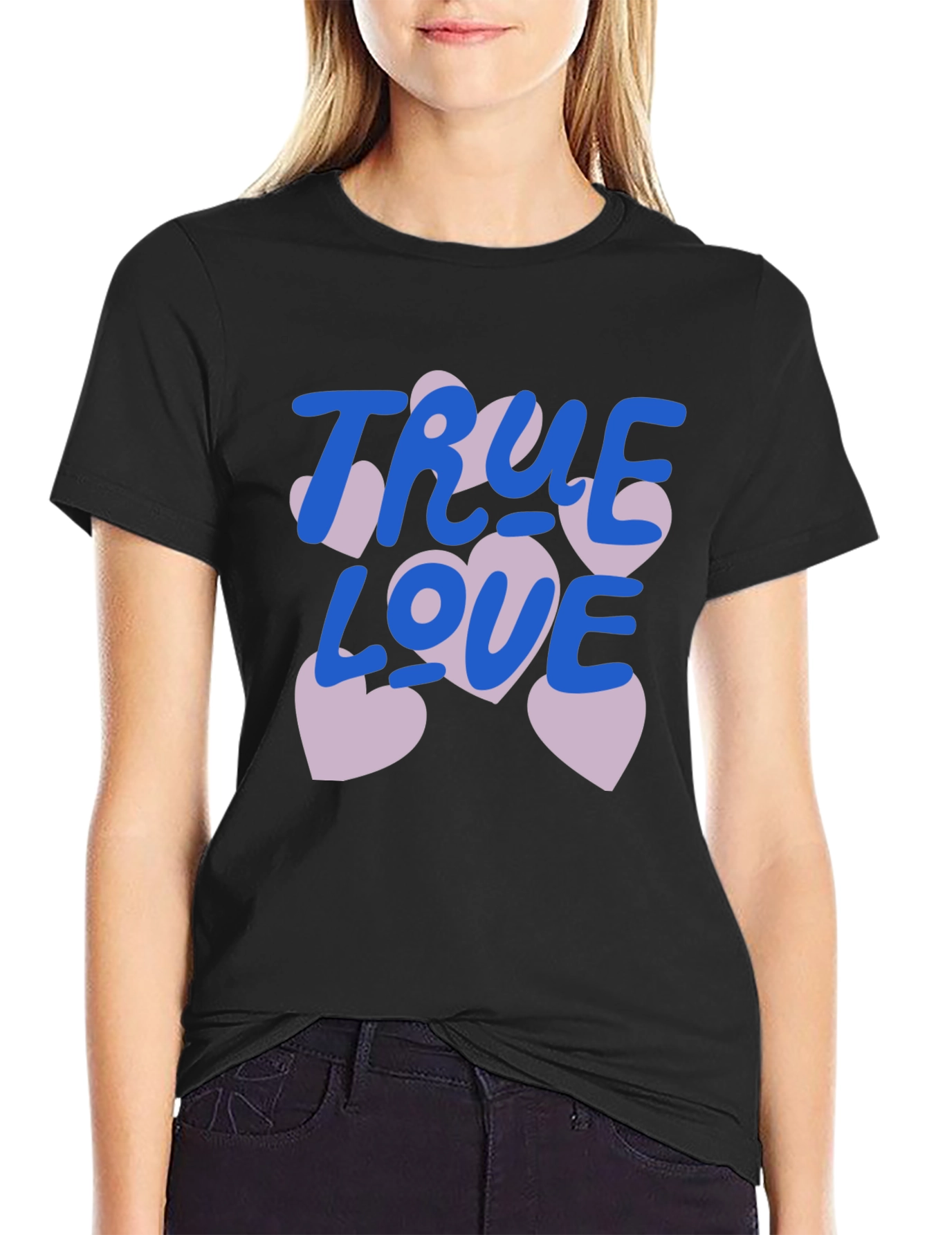 True Love T-Shirt Graphic Tee Fashionable Design