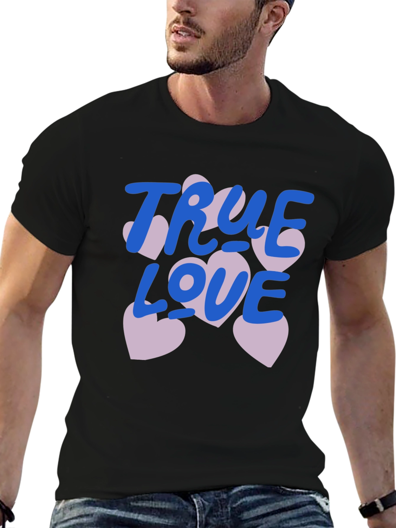 True Love T-Shirt Graphic Tee Fashionable Design