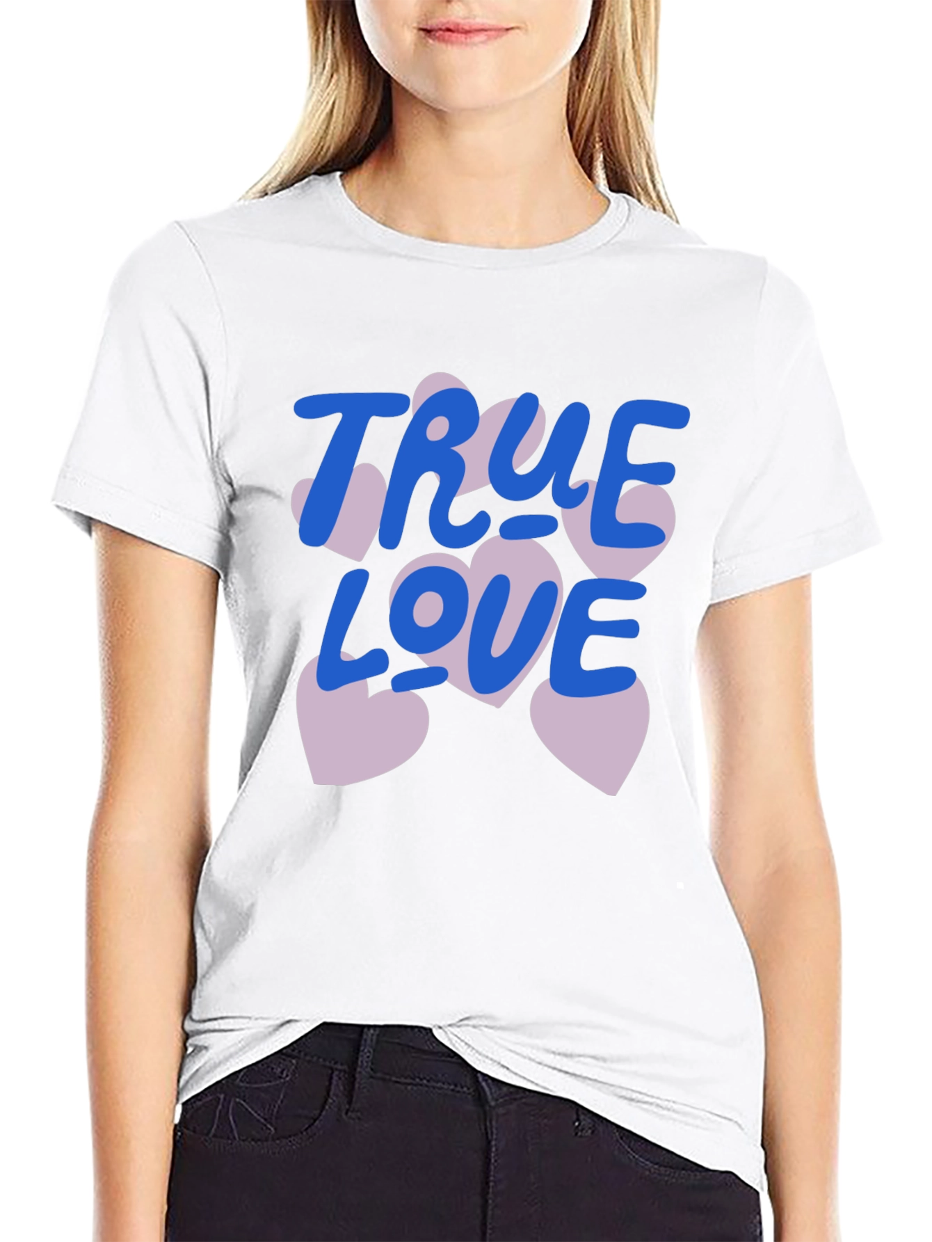 True Love T-Shirt Graphic Tee Fashionable Design