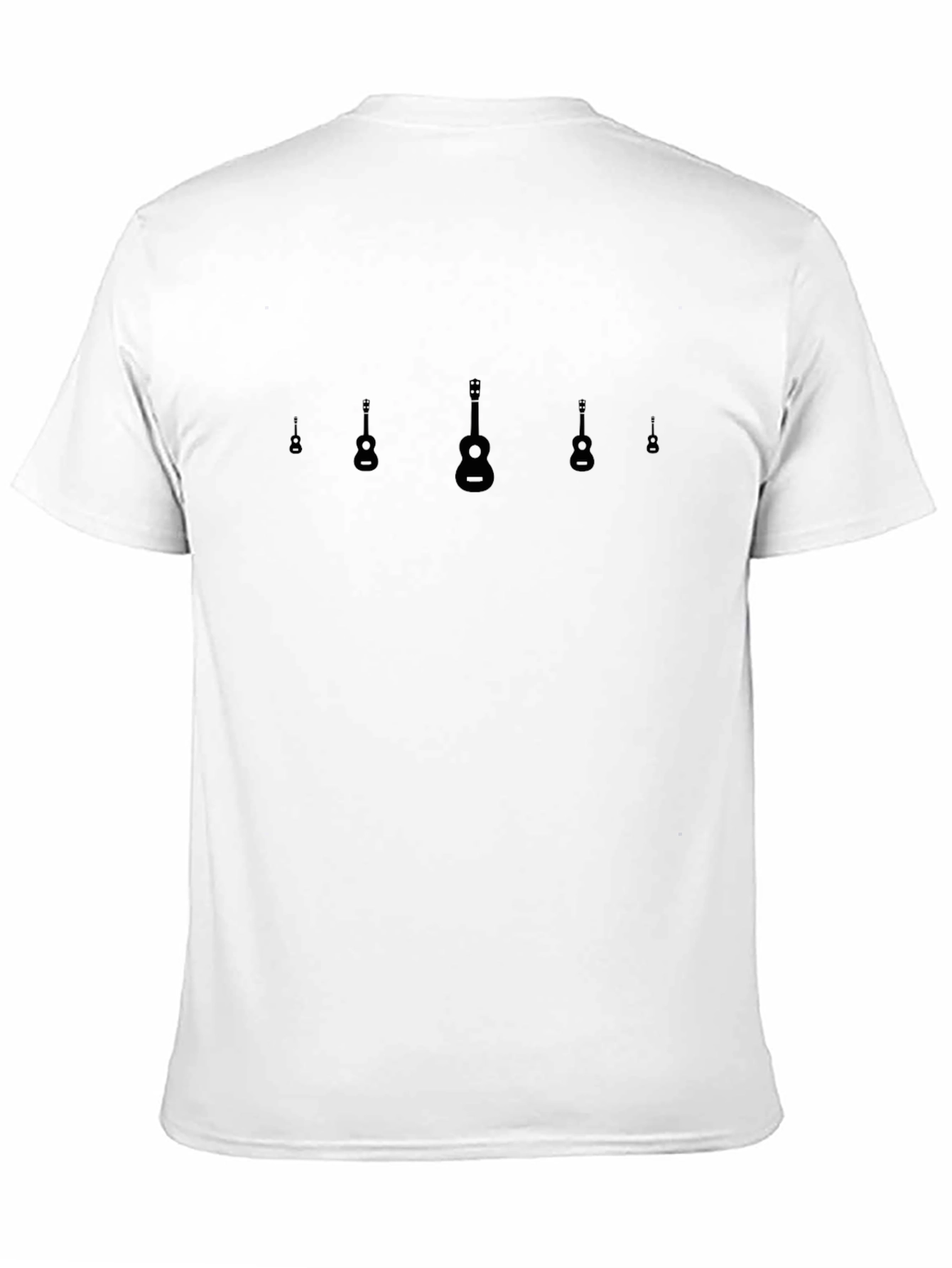 Ukulele Array Graphic Tee - Cool Music Lovers Shirt