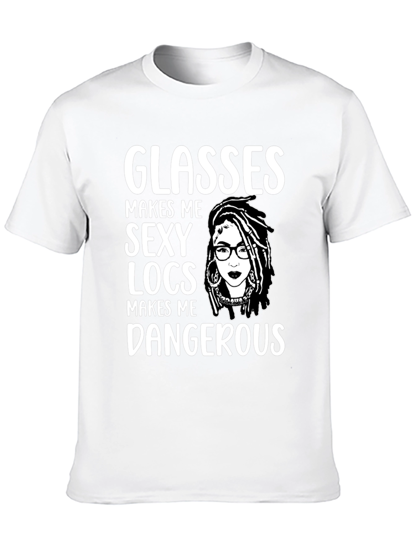 Glasses Locs Dangerous Graphic Tee