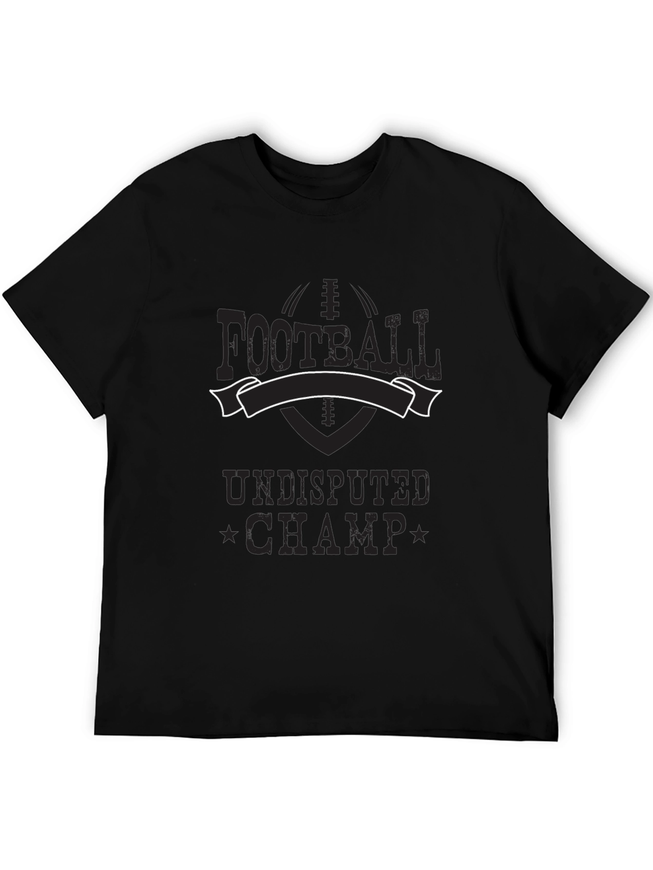 Football Undisputed Champ Black T-Shirt