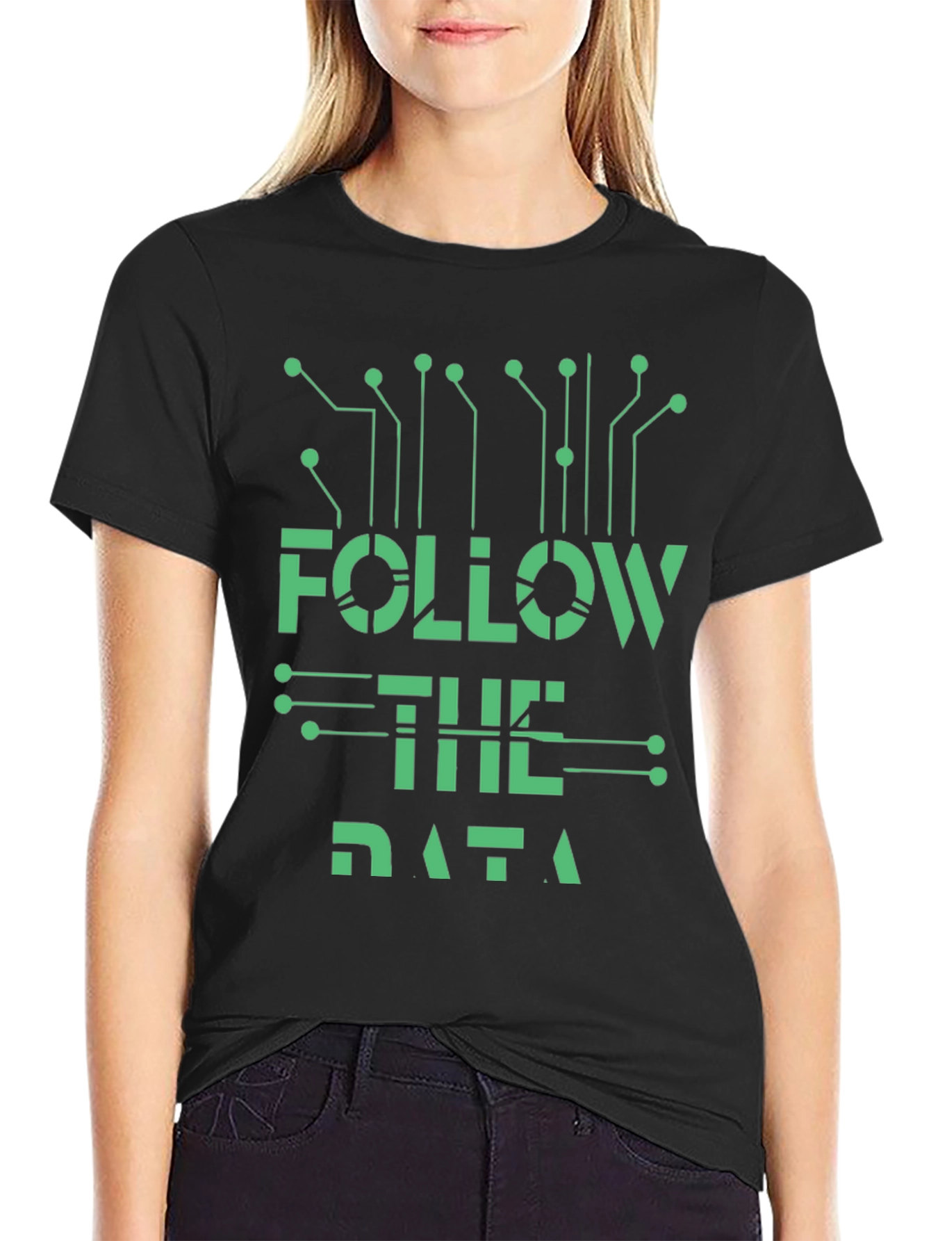 Follow the Data Graphic T-Shirt