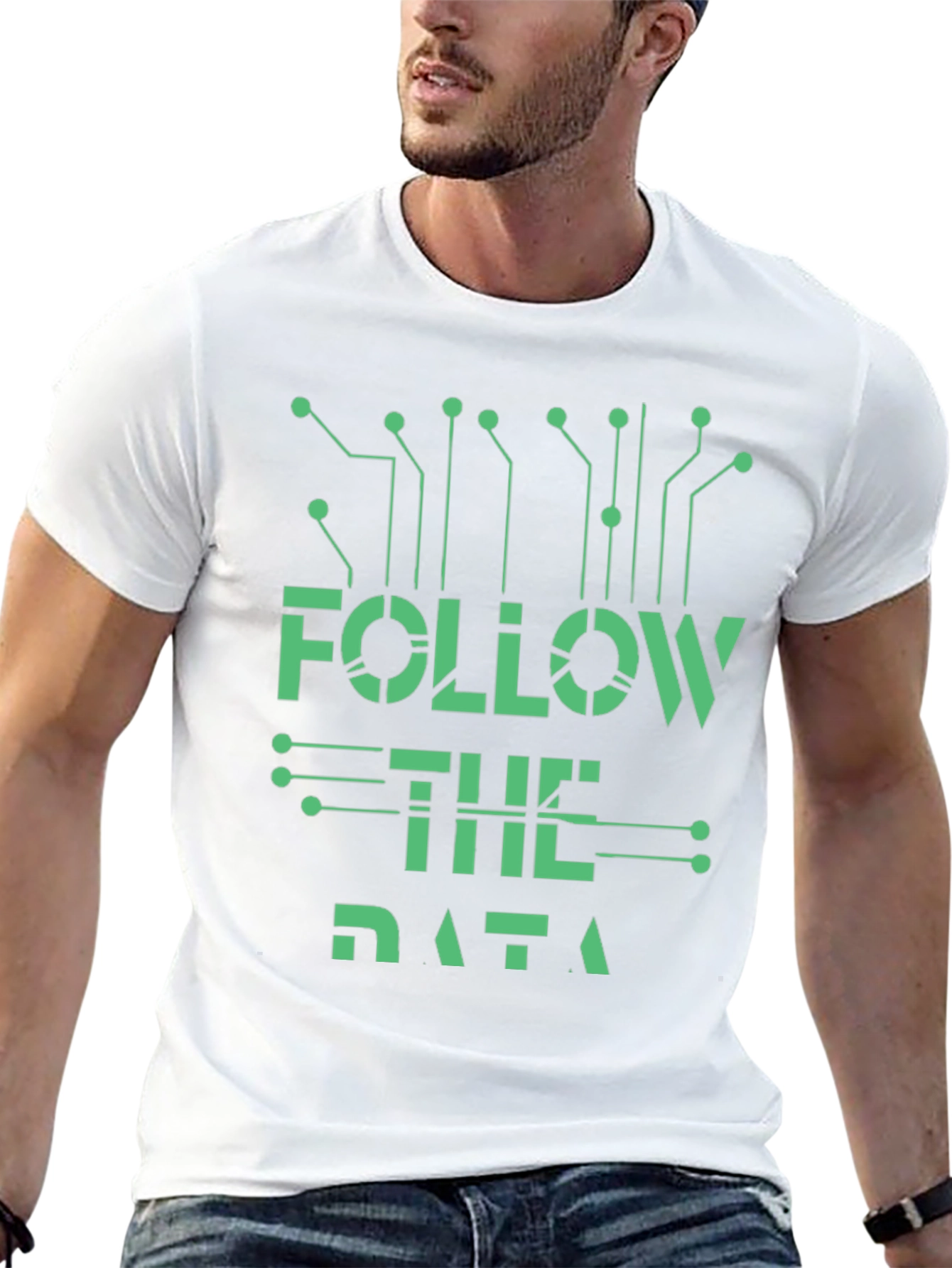 Follow the Data Graphic T-Shirt