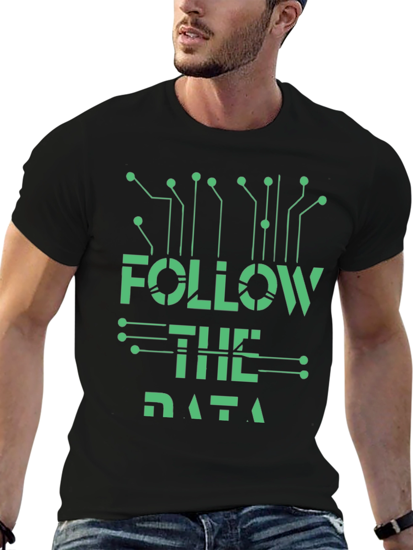 Follow the Data Graphic T-Shirt